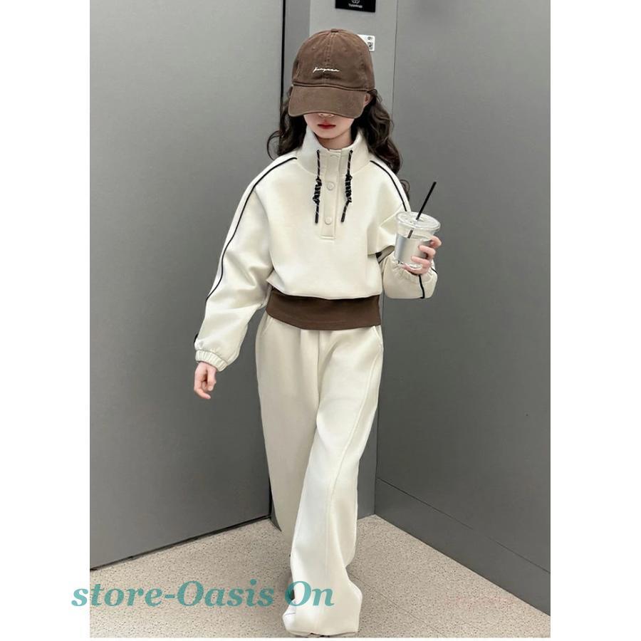 子供服 セットアップ 女の子 韓国風 キッズ ファッション 上下 2点