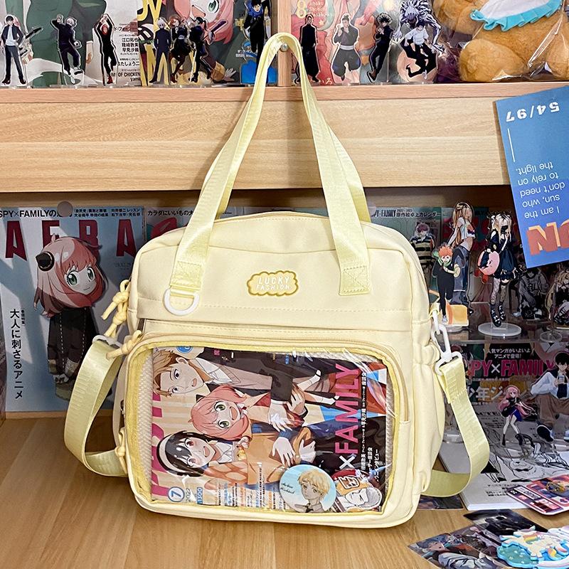 トートバッグ レディース 痛バッグ 肩掛け 厚手 無地 カバン 3way