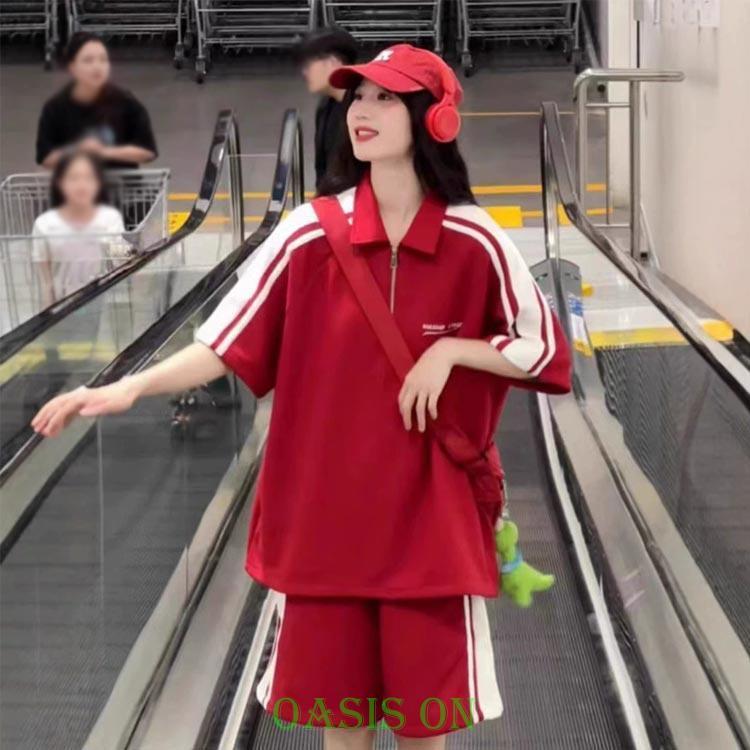 半袖 ジャージ ダンス スポーツウェア オーバーサイズ ショートパンツ