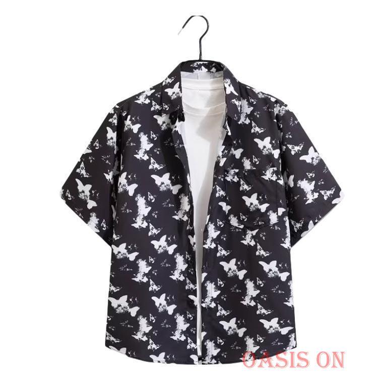 レディース 半袖 おしゃれ メンズ アロハシャツ ボタニカル 柄シャツ