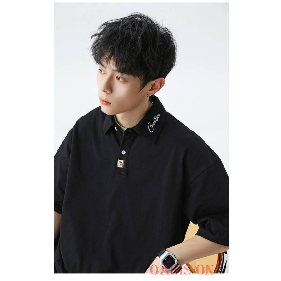 ポロシャツ トップス 半袖ポロシャツ メンズ 半袖 夏服 tシャツ