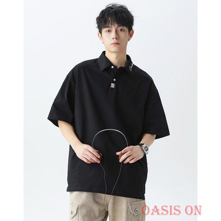 ポロシャツ トップス 半袖ポロシャツ メンズ 半袖 夏服 tシャツ
