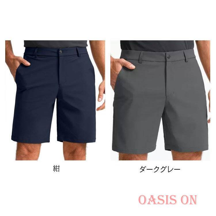 半ズボン ゴルフウェア 5分丈 伸縮 大きいサイズ 夏 ハーフパンツ