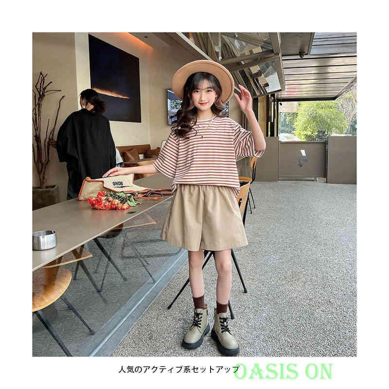 子供服 セットアップ 上下セット ショートパンツ 半袖Tシャツ Tシャツ