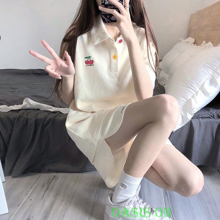 Tシャツ ポロシャツ レディース ハーフパンツ 上下セット ショート