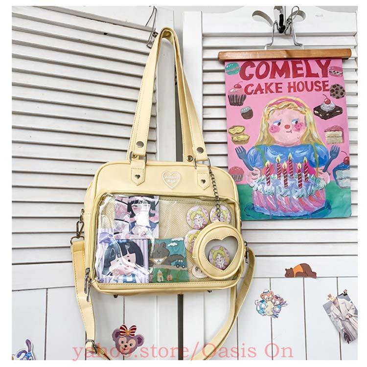 痛バ 推し入れ 3WAY 痛バッグ A4 推し活バッグ ショルダー 透明 推し 