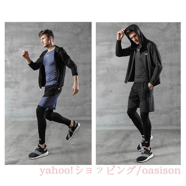 セット ジムウェア Tシャツ 春 トレーニングウェア ランニングウェア