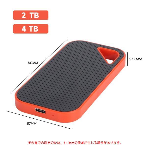（ラスト1個）外付けSSD 2TB ポータブル RED ハードディスク 外付けHDD ポータブルHDD SSD 外付けハードディスク 2TB 4TB 大容量