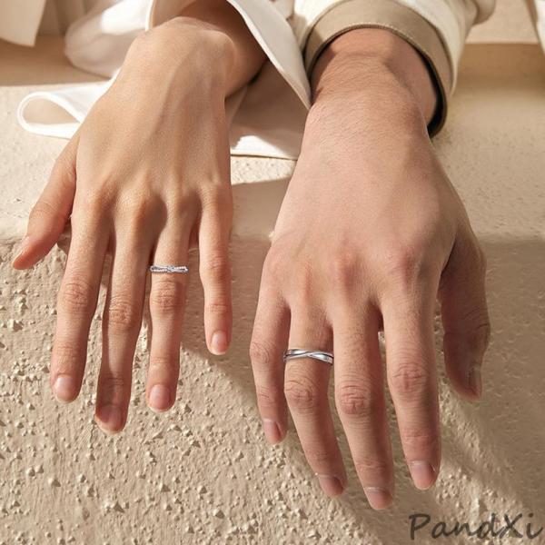 ペアリング 2本セット 結婚指輪 マリッジリング 婚約 指輪 シルバー925