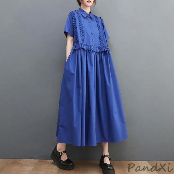 シャツワンピ レディース シャツワンピース 夏服 ロングシャツ 春 夏