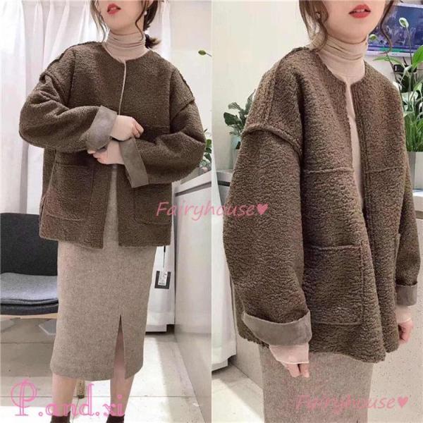 ファーコート ミンクカシミアコート レディース 冬 40代 新品 エコ 