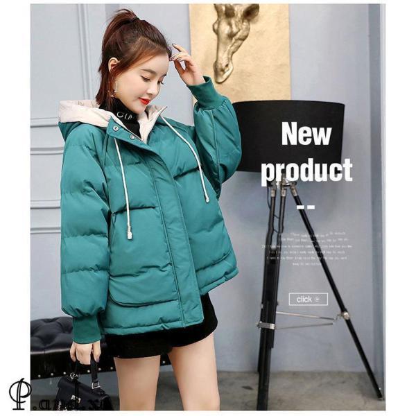 コート 中綿ダウンコート レディース キルティングコート ショット丈ジャケット 秋冬 40代 カジュアル フード連れ 中綿ダウンコート学生アウター 大きいサイズ | ブランド登録なし | 08