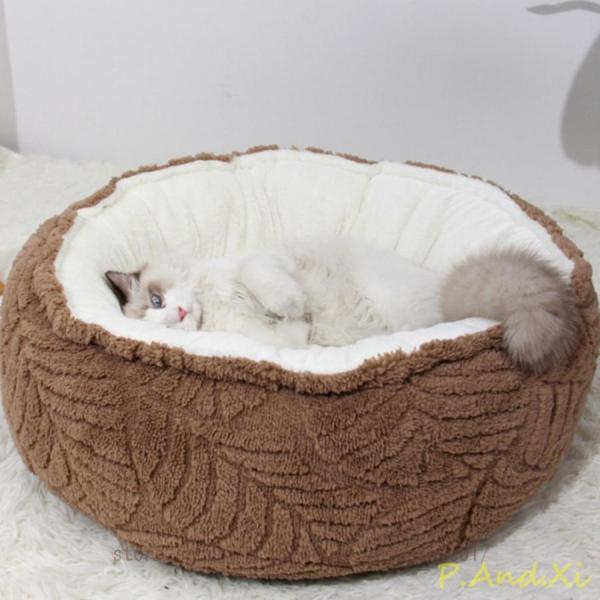 ペットクッション 猫 犬 ベッド 60×60cm ふわふわ 滑り止め 洗える