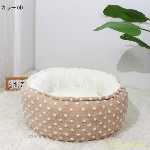ハンドメイドペットベッド→ペットクッションΦ60ドッグベッド ペットクッション 猫 犬 ベッド 60×60cm ふわふわ 滑り止め 洗える