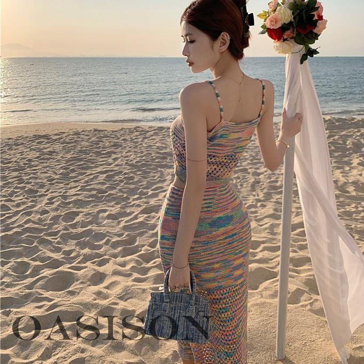 リゾートワンピース 旅行 夏 サマードレス リゾート レディースドレス 
