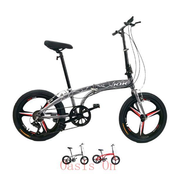 自転車 20インチ シマノ6段変速 折りたたみ自転車 20インチ シマノ 6段変速ギア おしゃれ フロント