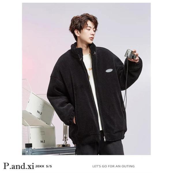 フリースジャケット メンズ ボアジャケット スタンドカラー ボアブルゾン アウター コート 大きいサイズ カジュアル 暖かい 軽量 アウトドア 男女兼用 | ブランド登録なし | 10