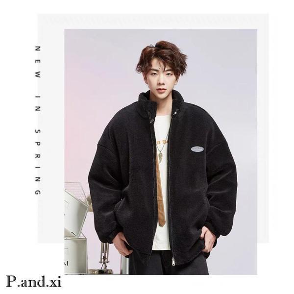 フリースジャケット メンズ ボアジャケット スタンドカラー ボアブルゾン アウター コート 大きいサイズ カジュアル 暖かい 軽量 アウトドア 男女兼用 | ブランド登録なし | 13