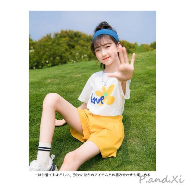 女児 Tシャツ 夏 ショートパンツ 上下セット 女の子 ハーフパンツ 半袖