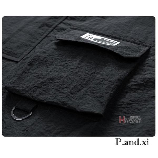 新品未使用 alo アノラック ナイロン クロップド丈 トップス パーカー SM アノラック パーカー メンズ ハーフジップ ナイロン 長袖