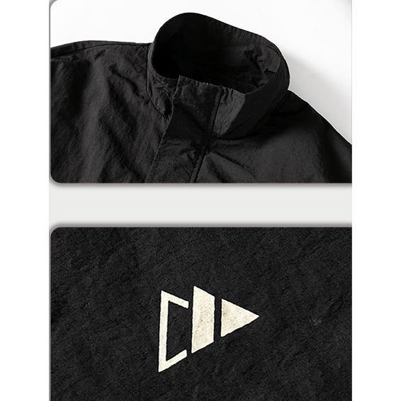 アノラック パーカー メンズ ハーフジップ ナイロン 長袖パーカー ZIP