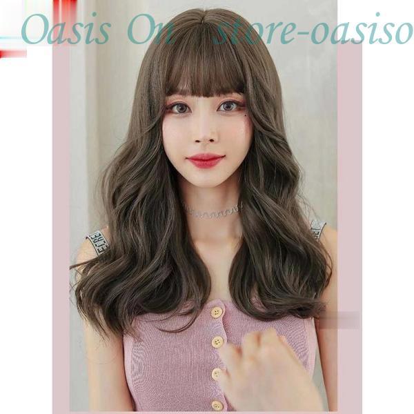 ウィッグ フルウィッグ ロング カール パーマ レディース 女性 自然