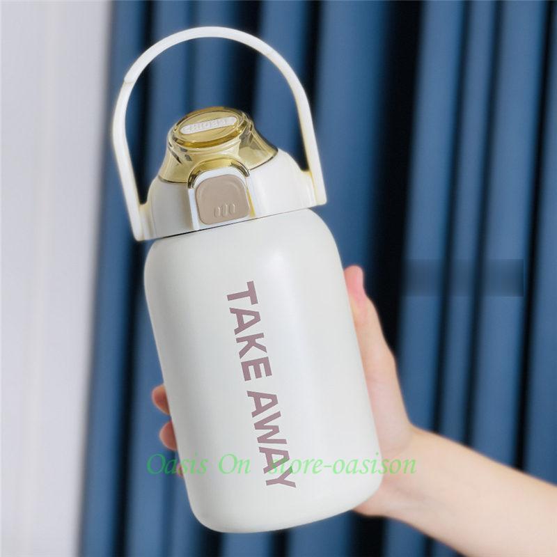 爆買 水筒 850ml 保冷 ボトル スポーツボトル ステンレス製 ストロー