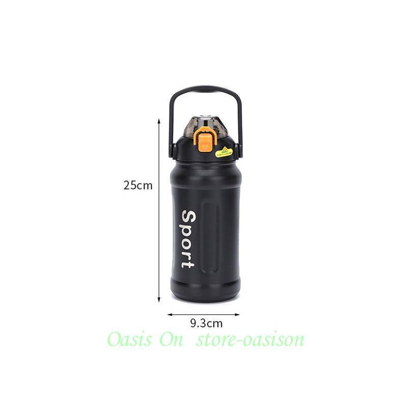 水筒 1000ml 保冷 ボトル スポーツボトル ステンレス製 ストロー付き