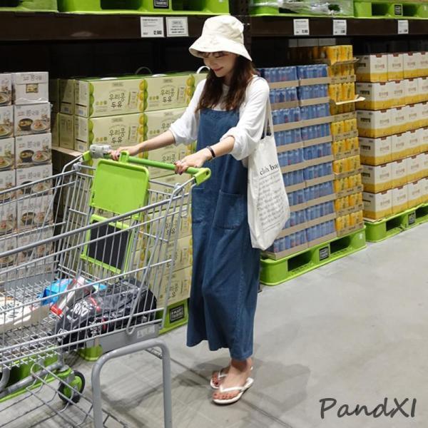 サロペット レディース オールインワン オーバーオール デニム 大きい