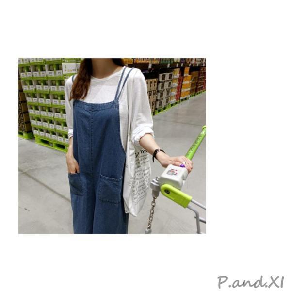 サロペット レディース オールインワン オーバーオール デニム 大きい