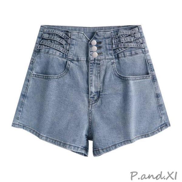  デニム ショートパンツ ハーフパンツ ショートパンツ レディース デニム デニムパンツ ハーフパンツ ハイ