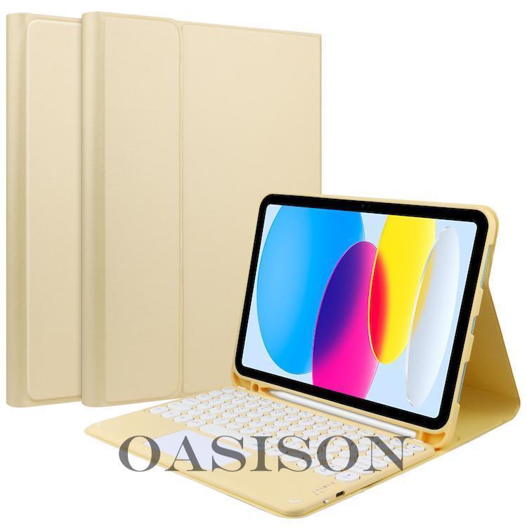 iPad キーボード ケース カバー ペンシル収納 第10世代 10.2 第9 8 7