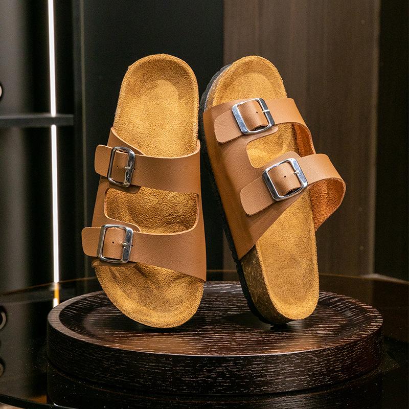 サンダル メンズ レディース 男女兼用 フラット ビーチサンダル コルク