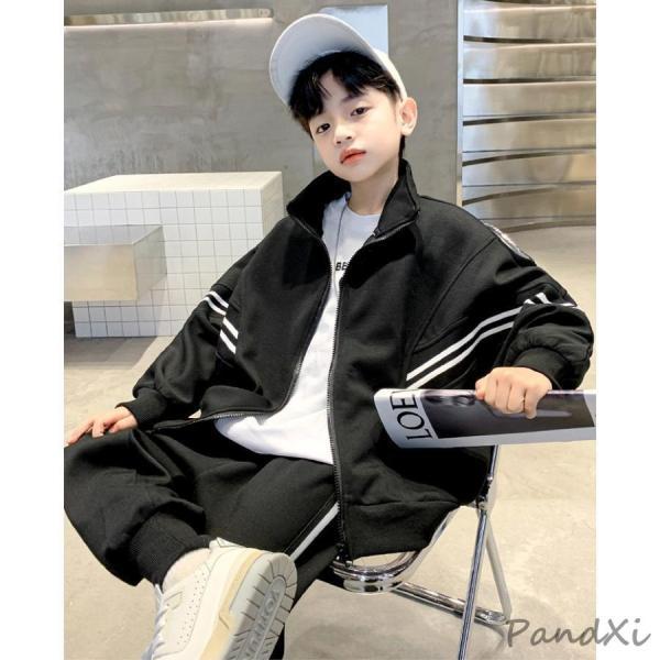 子供ジャージ 男の子 上下セット パーカー ジャケット セットアップ