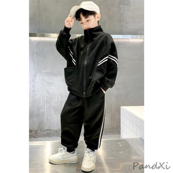 子供ジャージ 男の子 上下セット パーカー ジャケット セットアップ