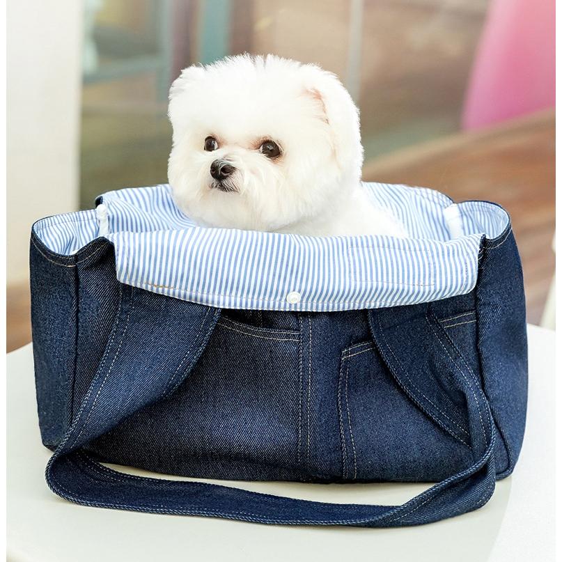 猫 犬 キャリーバッグ デニムリメイク 抱っこ紐 だっこひも カバン鞄