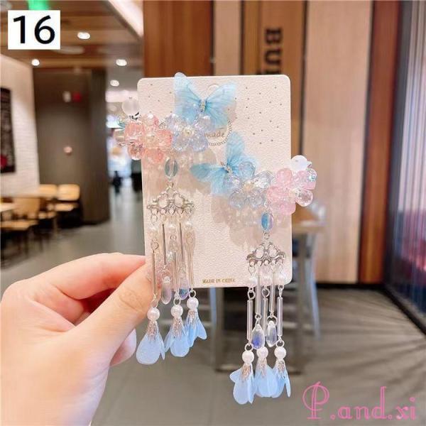ヘアクリップ レディース ヘアアクセサリー 髪留め 花 フラワー 蝶