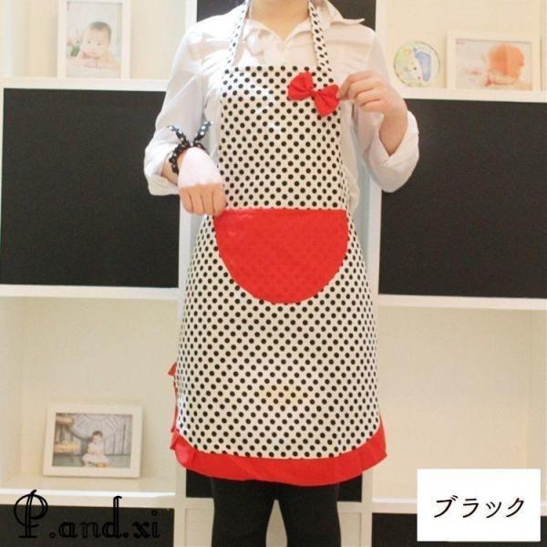 エプロン カフェエプロン キッチン用品 レディース 首掛け ポケット