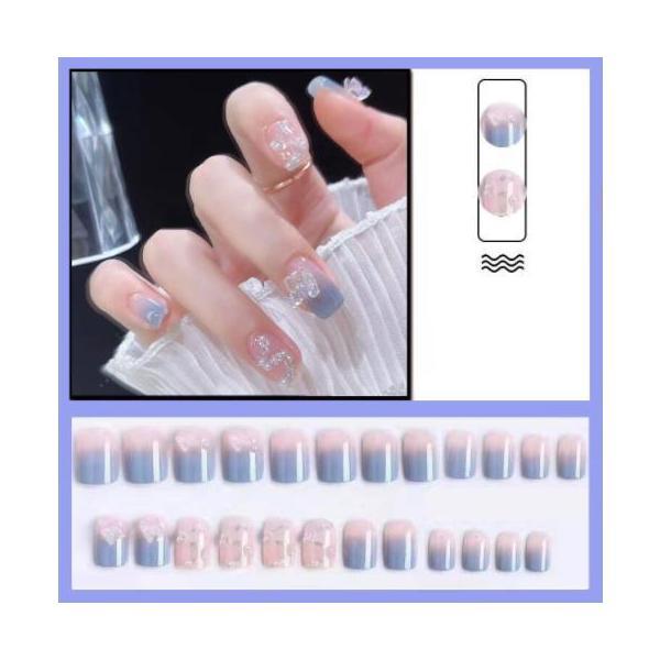 ネイルチップ フットネイル デザインチップ 全20種 セルフネイル