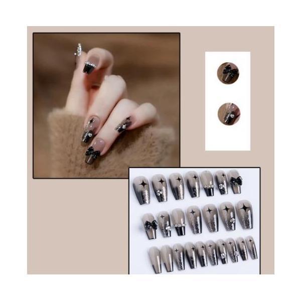 ネイルチップ フットネイル デザインチップ 全20種 セルフネイル