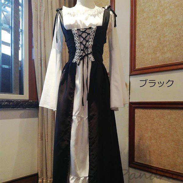 コスプレ 4カラー 公演 ワンピース ドレス 中世ヨーロッパ 中世