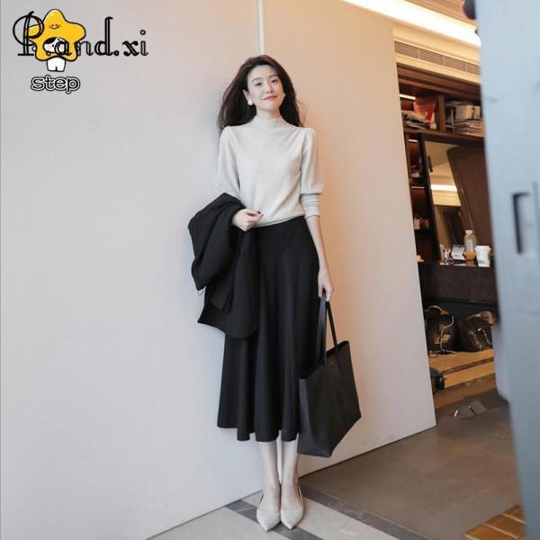 卒業式 服 母 服装 ママスーツ ニットセットアップ レディース 秋冬