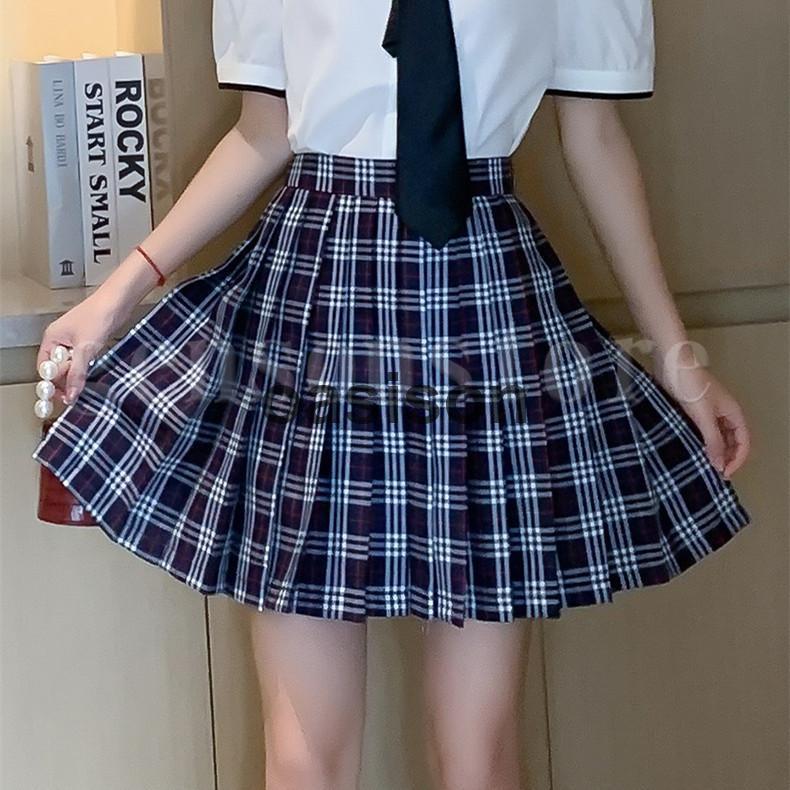 チェック スカート チェック柄 Aラインスカート ハイウエスト レディース スクール 制服 学生スカート JK制服 ミニスカート 可愛い コスプレ｜oasison｜16