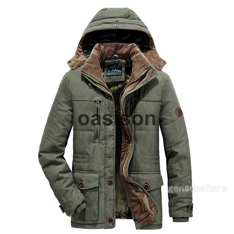 メンズ 中綿 ミリタリージャケット ダウンコート ファイバーダウン フード付き 防寒 ブルゾン ジャケット モッズコート 裏ボア あったか 秋冬 アウター 4色 | ブランド登録なし | 03