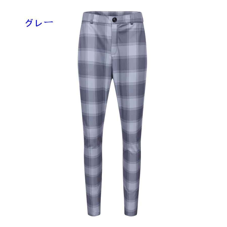 新品 PXG スーパーストレッチ カラースキニー チェックスリムパンツ Sサイズ スキニーパンツ きれいめ チェック柄 スリムパンツ ストレッチ ロング