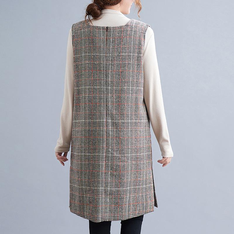 ワンピース ジャンパースカート レディース 秋 冬 タンクトップ ロング