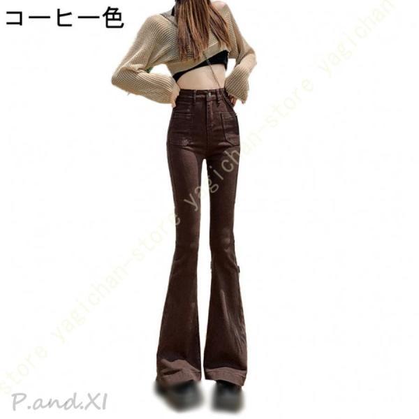フレアパンツ レディース ベルボトム ブーツカット 春 夏 秋 冬 デニム