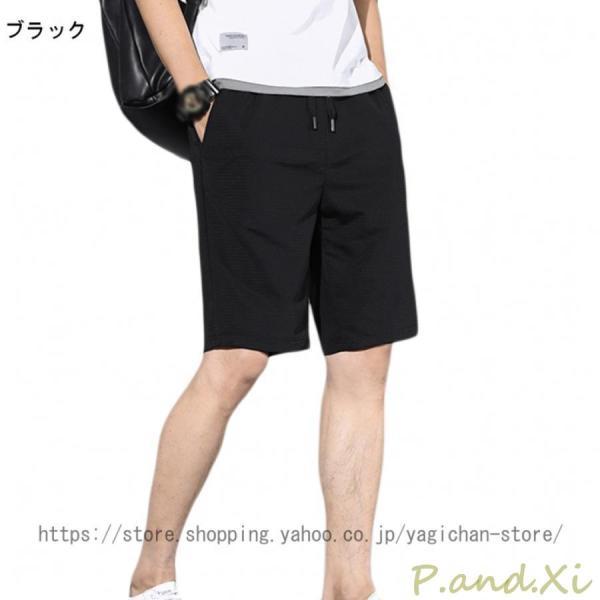 siiilon 2020春夏 スパッツ ハーフパンツ 黒 ブラック ハーフパンツ メンズ ストレッチで動きやすい 吸水速乾 ショートパンツ