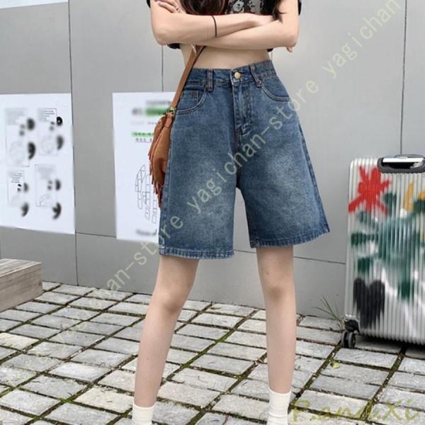 レディース ハーフパンツ スリム 女性用 デニム ファッション 半ズボン