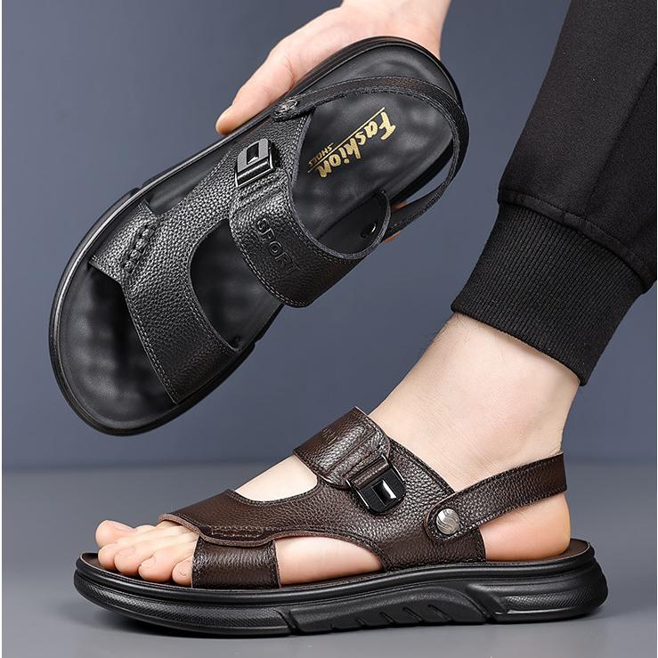 さんだる メンズ サンダル おしゃれ 本革 厚底サンダル 外履き 軽量 夏